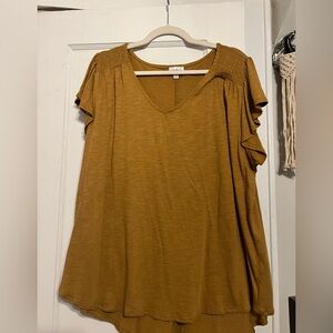 Universal Thread Mustard Blouse